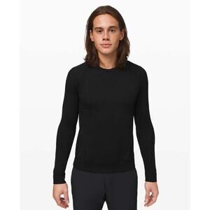 (M) NWOT $118 Lululemon Engineered Warmth Long Sleeve Black‎